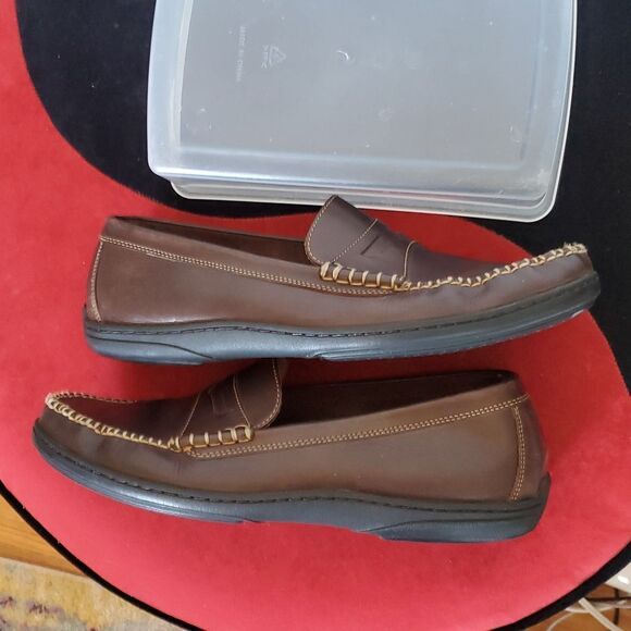Cole Haan Men\'s Brown Driving Loafers Size 13M